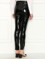 Узкие брюки из винила Karl Lagerfeld  –  МодельВерхНиз1