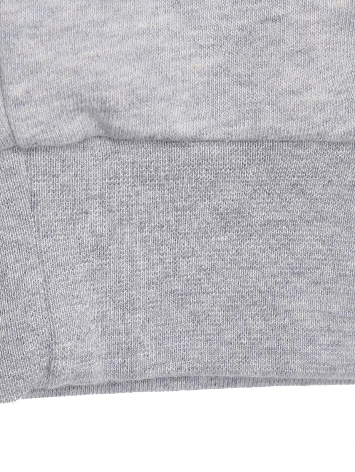 Хлопковые брюки на резинке Paul Smith  –  Деталь1  – Цвет:  Серый