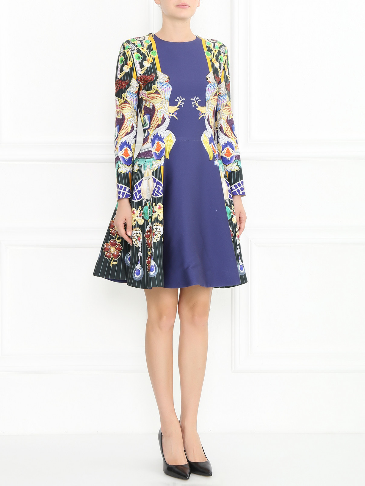 Платье-футляр с узором Mary Katrantzou  –  Модель Общий вид  – Цвет:  Узор