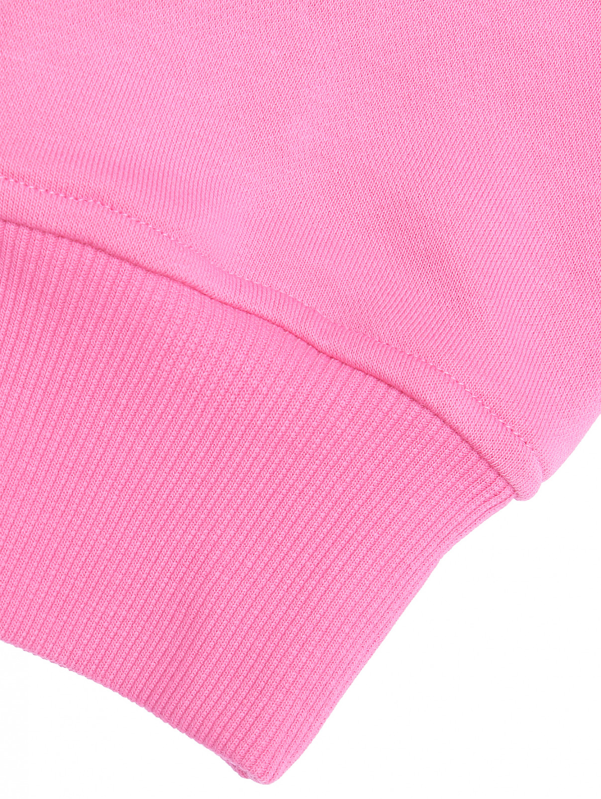 Трикотажная толстовка с длинным рукавом Luisa Spagnoli  –  Деталь1  – Цвет:  Розовый