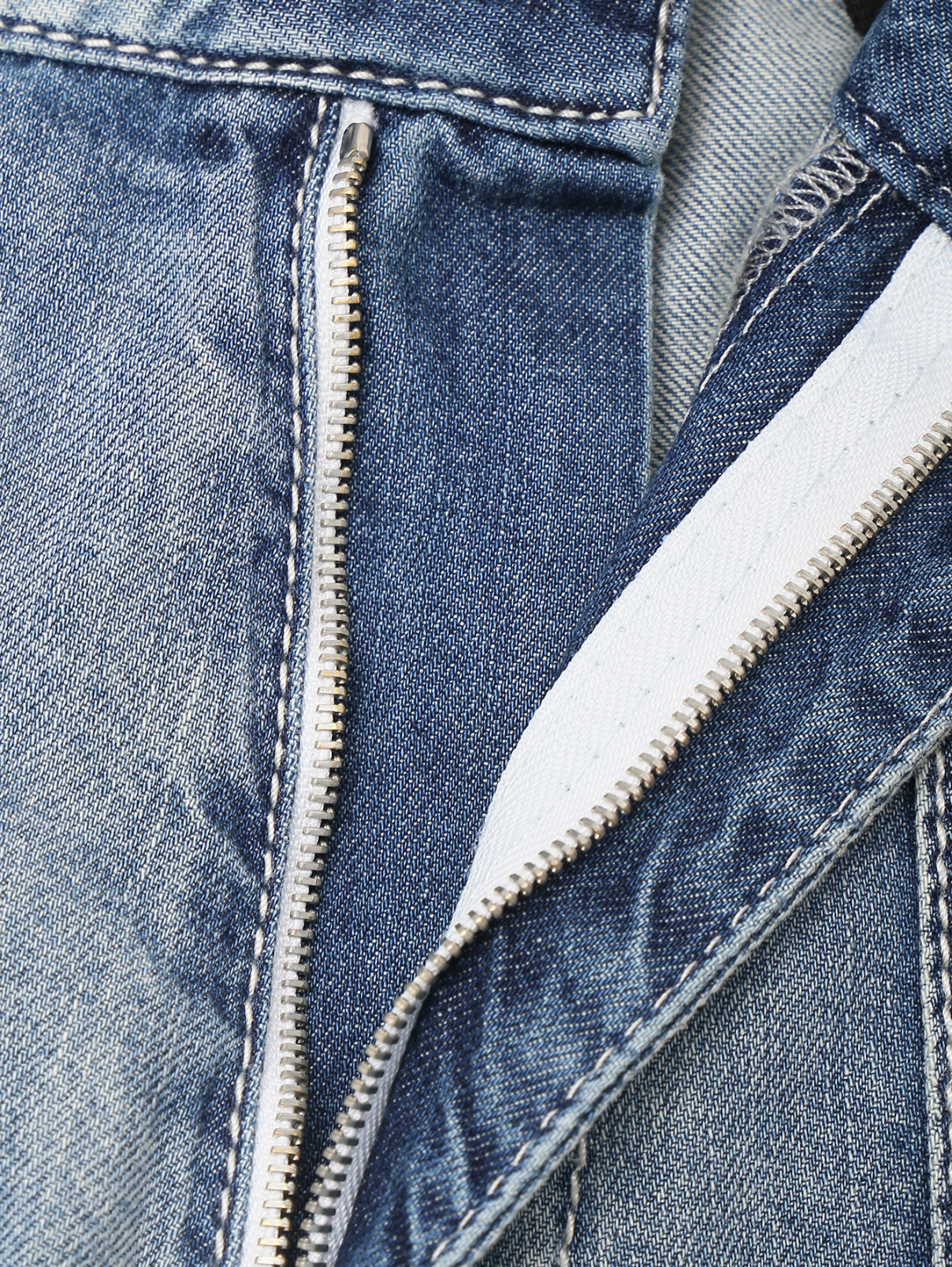 Джинсы с карманами прямого кроя Marni  –  Деталь  – Цвет:  Синий