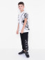 Хлопковая футболка с контрастным принтом Philipp Plein  –  МодельОбщийВид