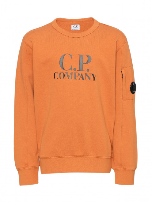 Толстовка из хлопка с логотипом  C.P. Company - Общий вид