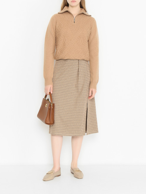 Трикотажная юбка с узором Weekend Max Mara - МодельОбщийВид