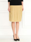 Шелковая юбка-мини с кружевной аппликацией Alberta Ferretti  –  Модель Верх-Низ
