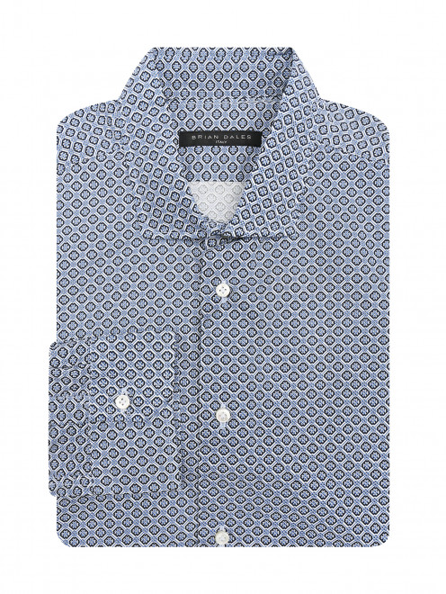 Рубашка из хлопка с узором Brian Dales - Общий вид