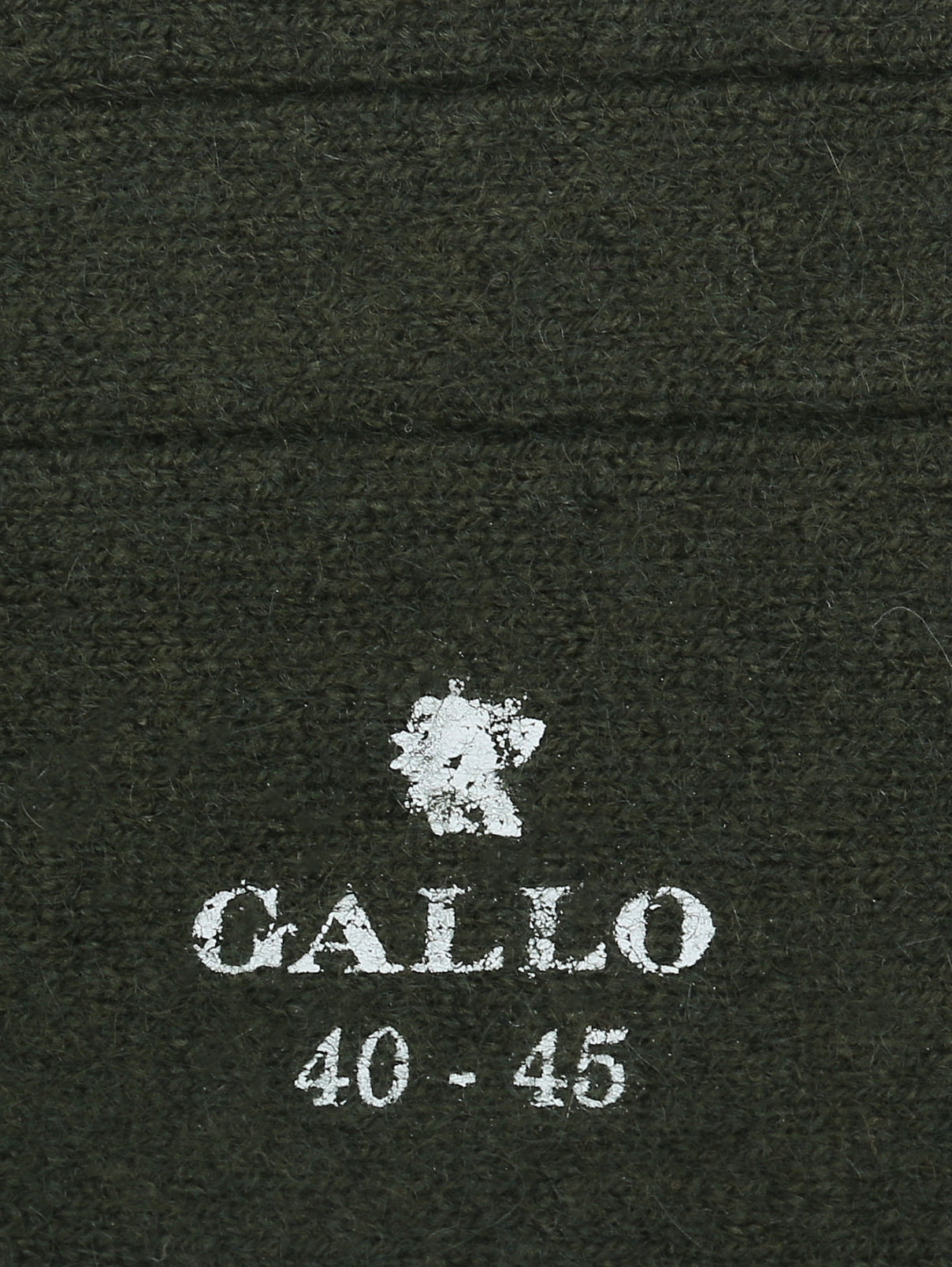 Носки из кашемира однотонные Gallo  –  Деталь1  – Цвет:  Зеленый