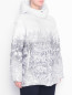 Стеганая куртка на молнии с узором Marina Rinaldi  –  МодельВерхНиз