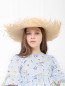 Соломенная шляпа с необработанным краем Il Gufo  –  МодельОбщийВид