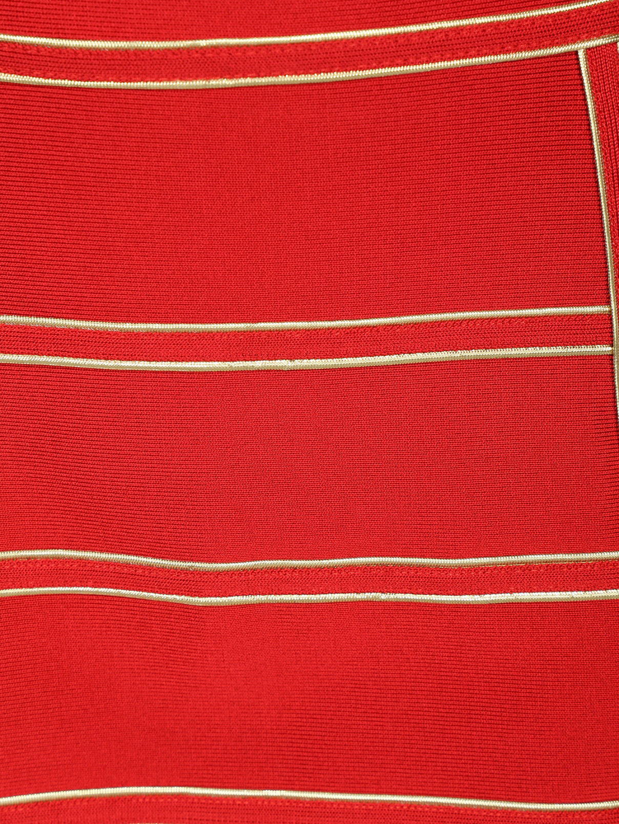 Юбка-мини с декором BALMAIN  –  Деталь  – Цвет:  Красный