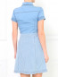 Платье из хлопка с узором "плоска" с накладными карманами Max&Co  –  Модель Верх-Низ1