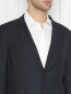Пиджак однобортный из шерсти Emporio Armani  –  МодельОбщийВид1