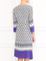 Платье из шелка с графическим принтом и запахом Alberta Ferretti  –  Модель Верх-Низ1