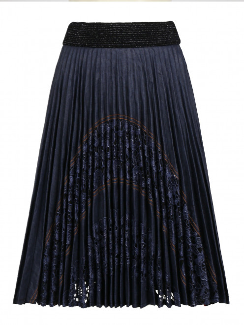 Плиссированная юбка с кружевной вставкой Antonio Marras - Общий вид