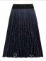 Плиссированная юбка с кружевной вставкой Antonio Marras  –  Общий вид