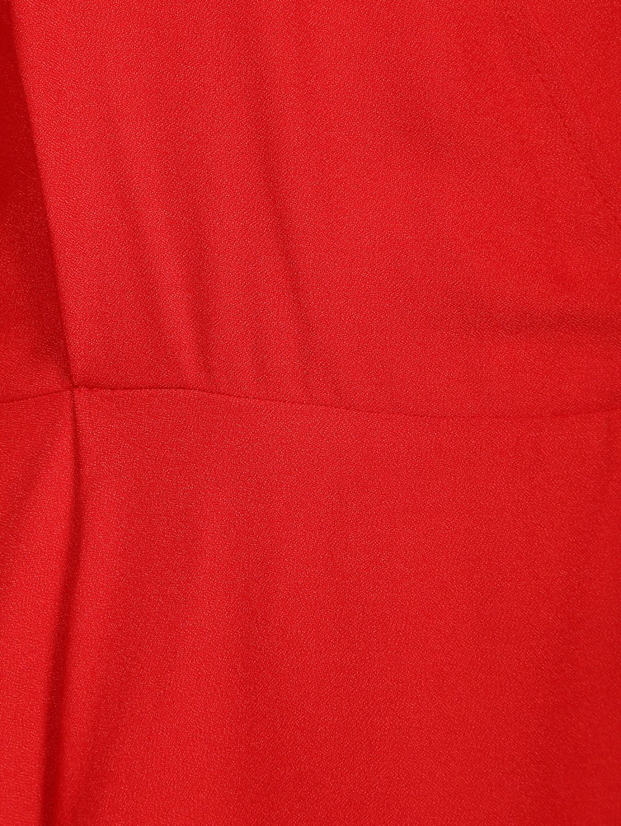 Платье-макси с вырезом на рукаве Tara Jarmon  –  Деталь1  – Цвет:  Красный