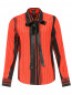 Блуза из шелка с узором "полоска" Marc Jacobs  –  Общий вид