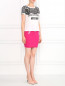 Трикотажная юбка-мини из шерсти Moschino Couture  –  Модель Общий вид