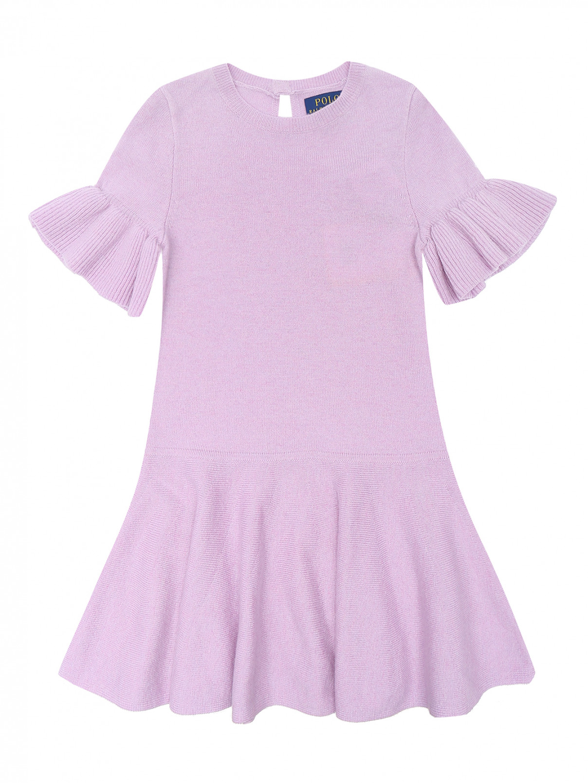 Платье из шерсти Ralph Lauren  –  Общий вид  – Цвет:  Фиолетовый