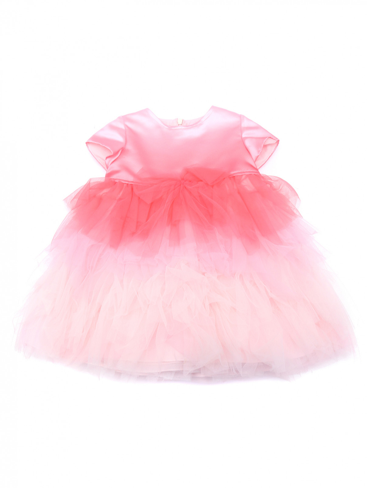 Платье с эффектом деграде Aletta Couture  –  Общий вид  – Цвет:  Розовый