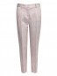 Укороченные брюки с узором и эффектом "металлик" Paul&Joe  –  Общий вид