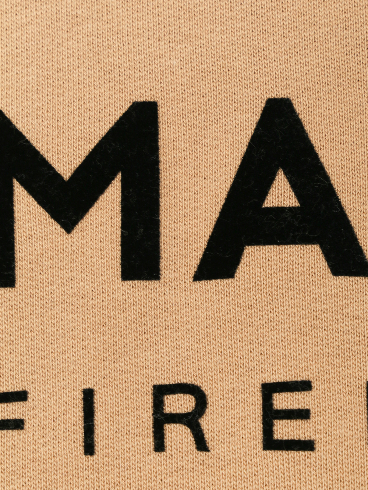 Толстовка из хлопка с кружевными вставками Ermanno Firenze  –  Деталь  – Цвет:  Бежевый