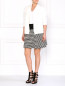 Трикотажная юбка с анималистичным принтом Kenzo  –  Модель Общий вид