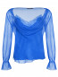 Блуза из шелка с топом Alberta Ferretti  –  Общий вид