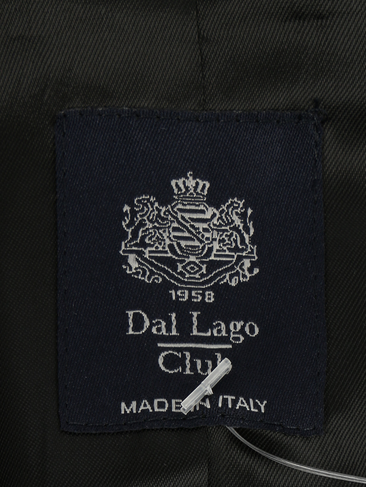 Пиджак классический из шерсти Dal Lago  –  Деталь  – Цвет:  Серый