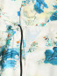 Брюки свободного кроя из шелка с цветочным узором Etro  –  Деталь