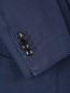 Пиджак однобортный из хлопка и льна Brooks Brothers  –  Деталь