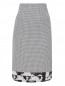 Комбинированная юбка с узором Marina Rinaldi  –  Общий вид