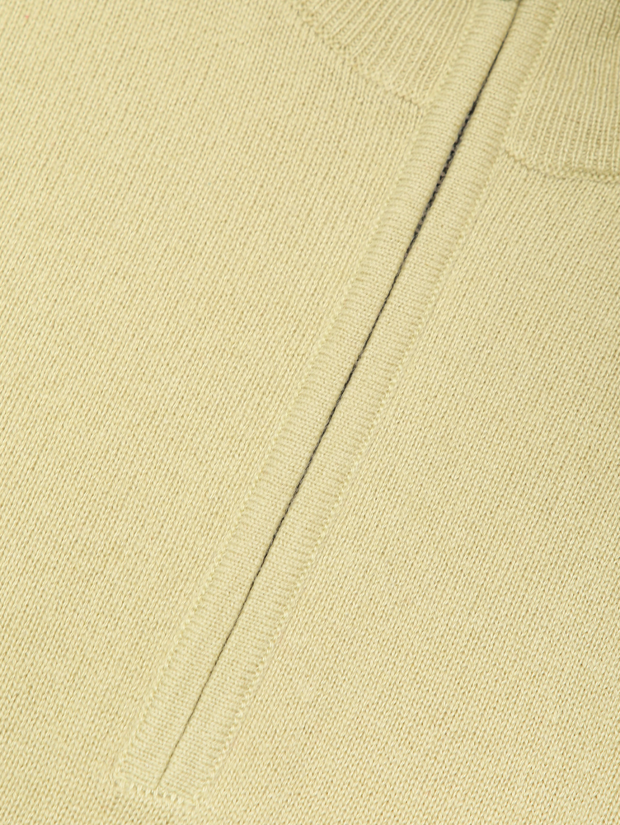 Джемпер из кашемира на молнии Piacenza Cashmere  –  Деталь  – Цвет:  Зеленый