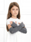 Перчатки-митенки из шерсти MiMiSol  –  Модель Общий вид
