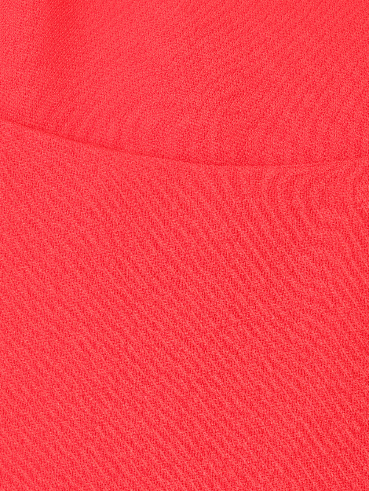 Однотонная блуза с коротким рукавом SILVIAN HEACH  –  Деталь  – Цвет:  Красный