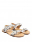 Кожаные сандалии с узором Gallucci  –  Общий вид