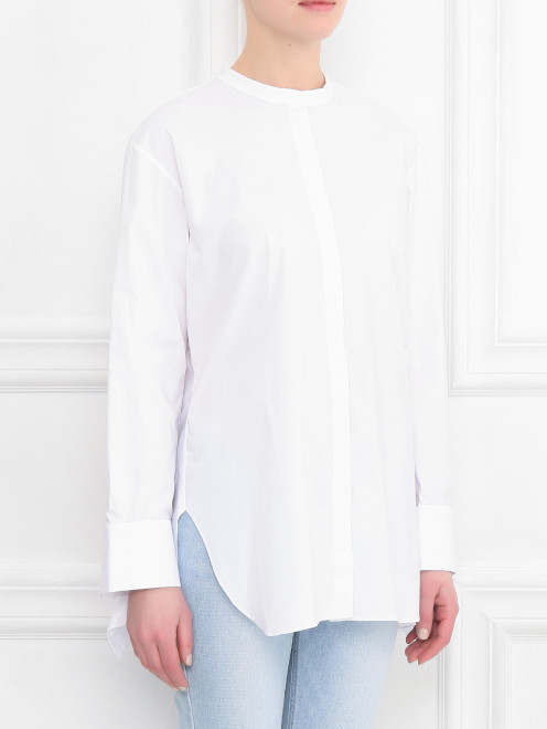 Блуза из хлопка с вырезом на спине Dorothee Schumacher - МодельВерхНиз