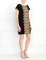 Платье-мини с цветочным узором Moschino Boutique  –  Модель Общий вид