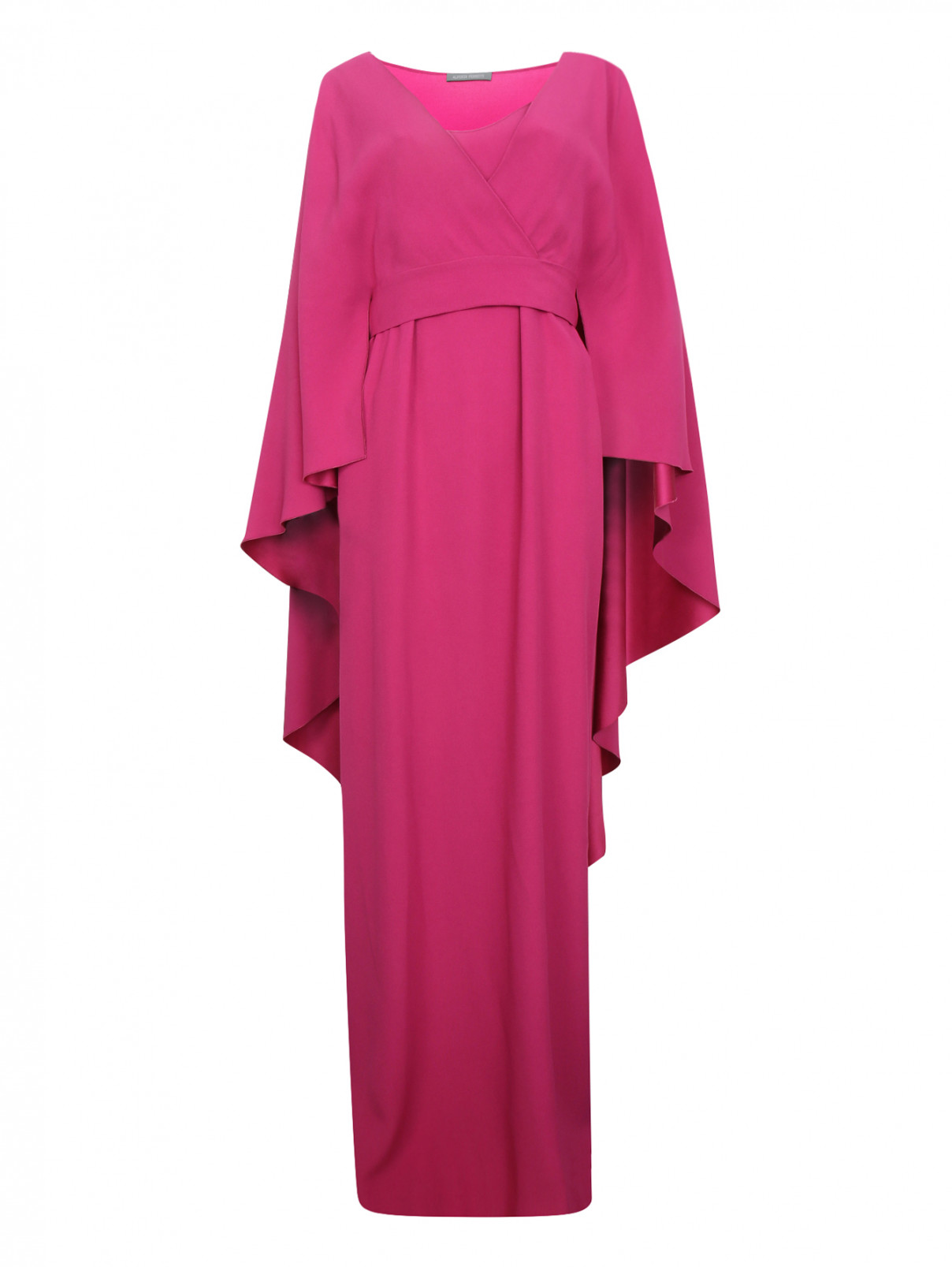 Платье с рукавом "летучая мышь" Alberta Ferretti  –  Общий вид  – Цвет:  Фиолетовый