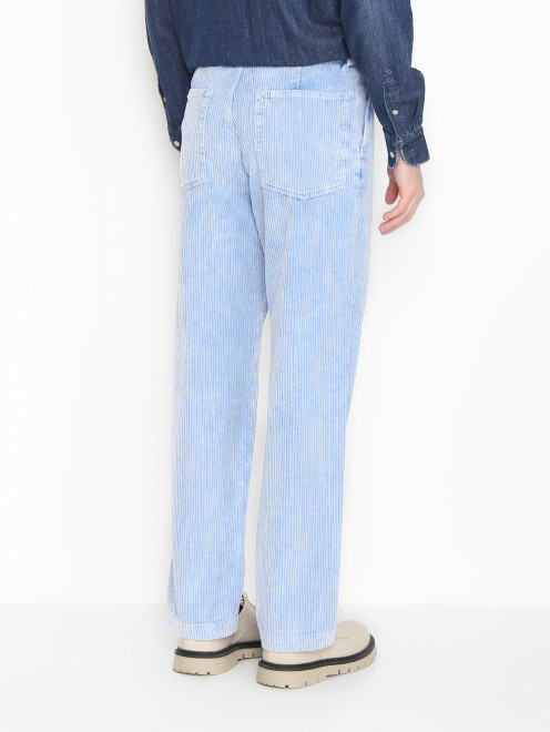 Вельветовые брюки из хлопка с карманами - МодельВерхНиз1