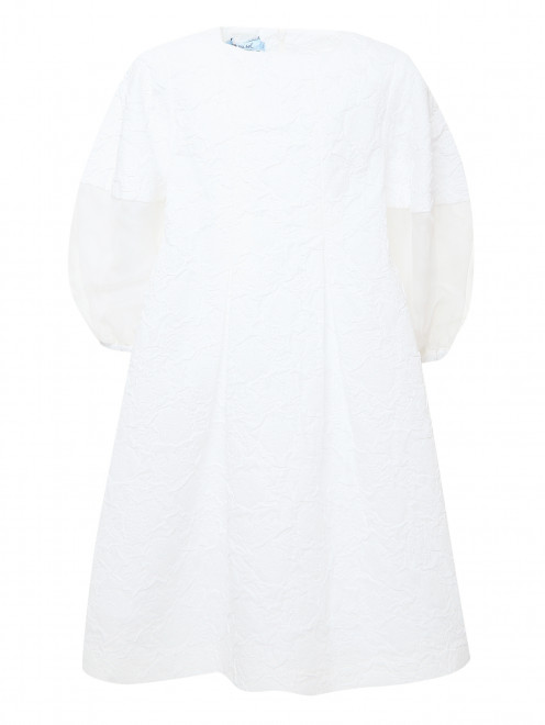 Платье из ткани с жатым эффектом MiMiSol - Общий вид