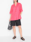 Рубашка из льна с короткими рукавами Marina Rinaldi  –  МодельОбщийВид