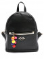 Рюкзак с контрастным брелком и логотипом Love Moschino  –  Общий вид