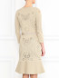 Трикотажное платье-миди фактурной вязки Giambattista Valli  –  Модель Верх-Низ1