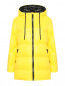 Стеганая куртка на молнии с капюшоном Marina Rinaldi  –  Общий вид