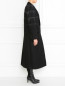Пальто из шерсти с фактурной отделкой DKNY  –  Модель Верх-Низ2