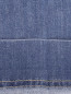 Укороченные джинсы из светлого денима Persona by Marina Rinaldi  –  Деталь2