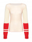 Джемпер из шерсти с контрастными рукавами Calvin Klein 205W39NYC  –  Общий вид