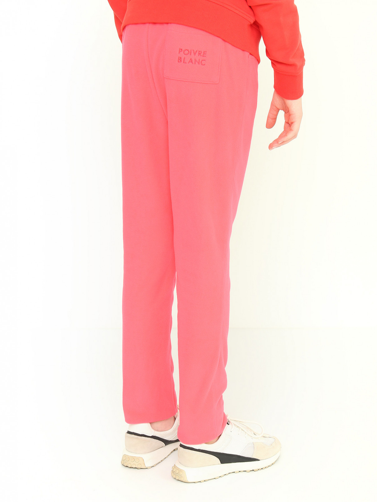 Брюки из флиса с карманами Poivre Blanc  –  МодельВерхНиз1  – Цвет:  Розовый