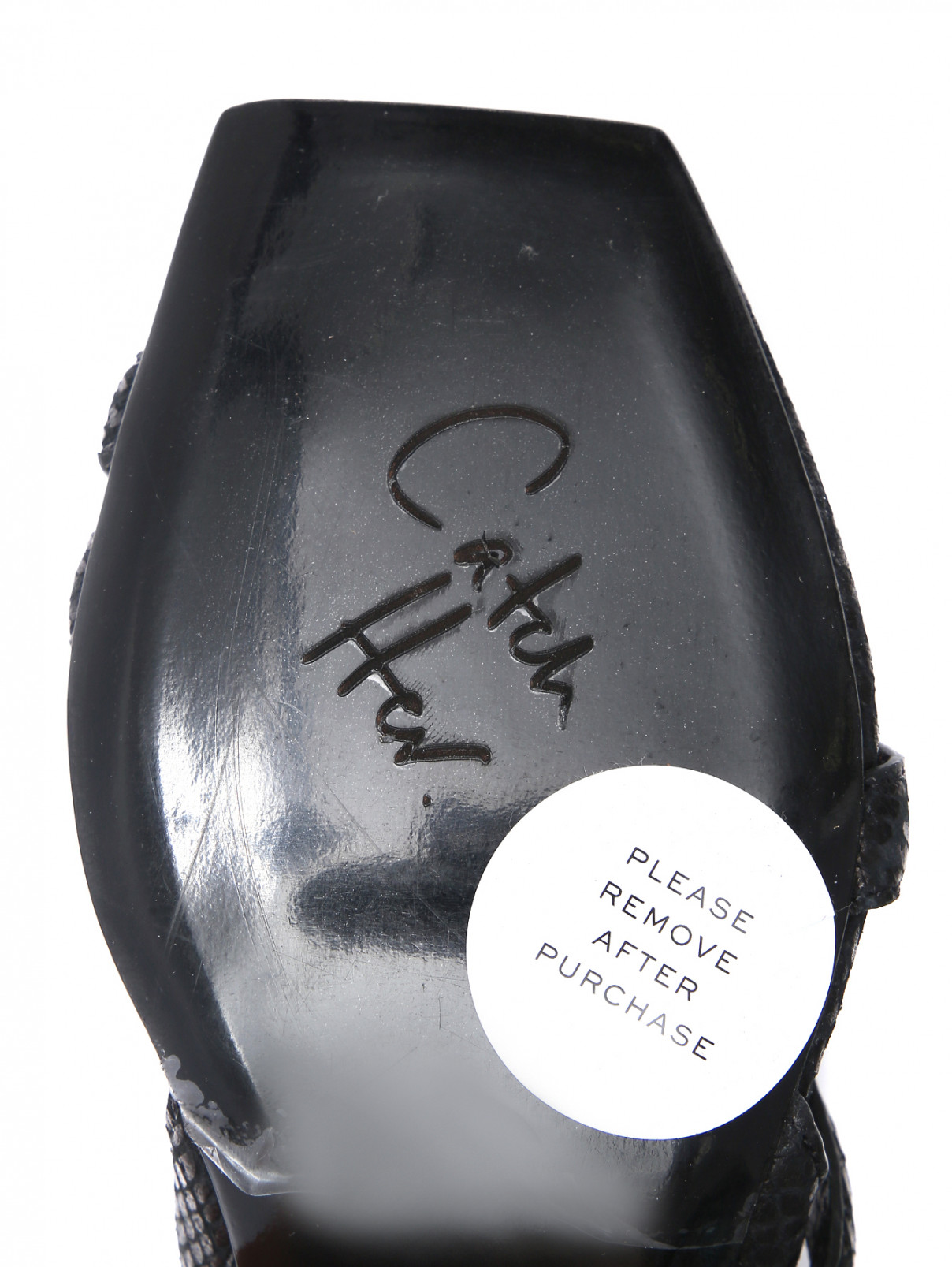 Босоножки из кожи на небольшом каблуке Dorothee Schumacher  –  Обтравка4  – Цвет:  Черный